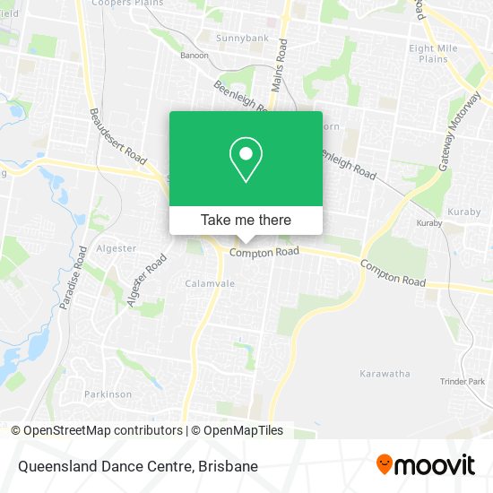 Queensland Dance Centre map