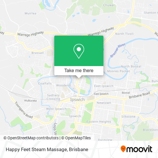 Mapa Happy Feet Steam Massage