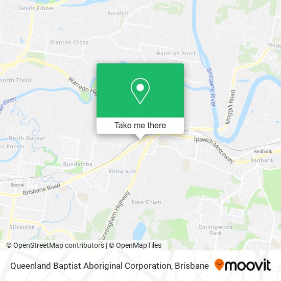 Queenland Baptist Aboriginal Corporation map