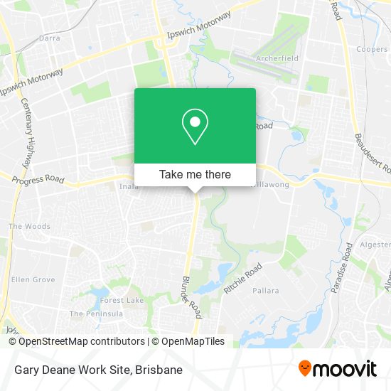 Gary Deane Work Site map