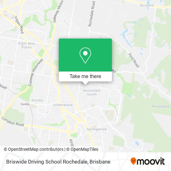 Briswide Driving School Rochedale map