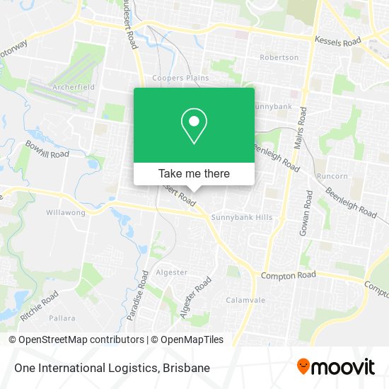 One International Logistics map