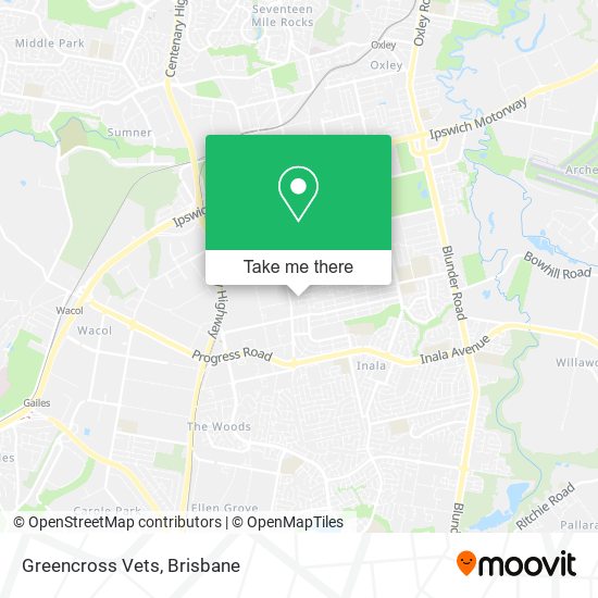 Greencross Vets map