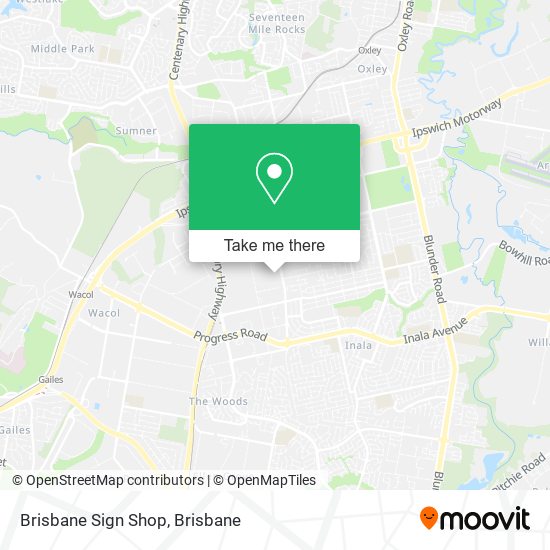 Brisbane Sign Shop map