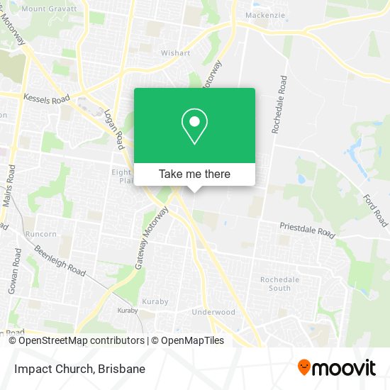 Mapa Impact Church