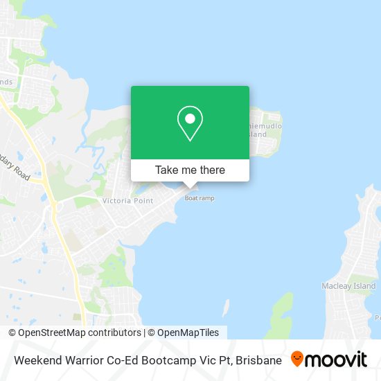 Weekend Warrior Co-Ed Bootcamp Vic Pt map