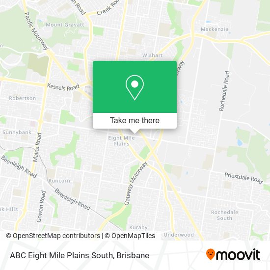 ABC Eight Mile Plains South map