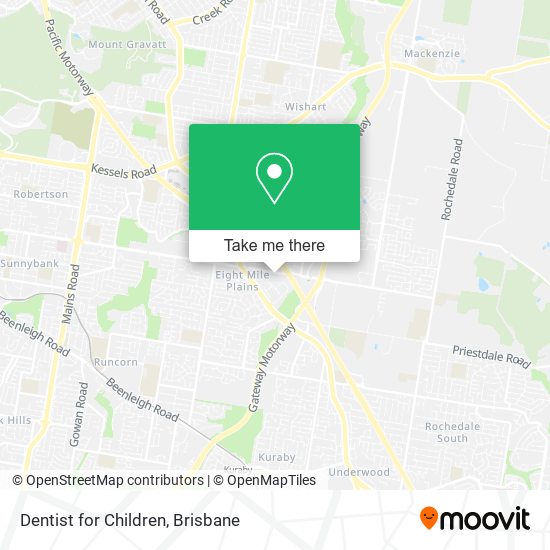 Dentist for Children map