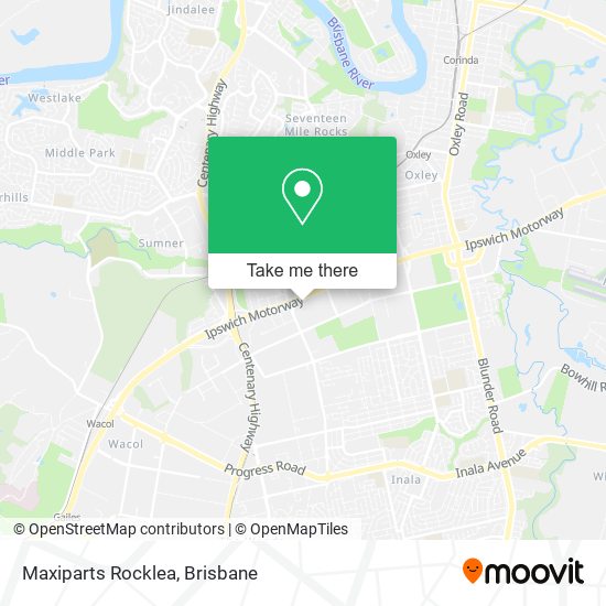 Maxiparts Rocklea map