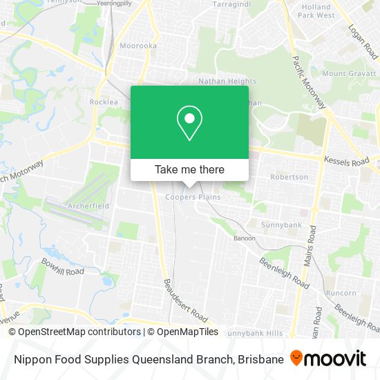 Nippon Food Supplies Queensland Branch map
