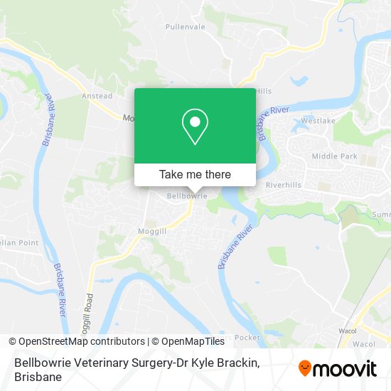 Bellbowrie Veterinary Surgery-Dr Kyle Brackin map