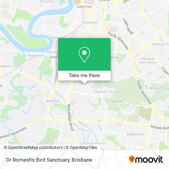 Dr Romesh's Bird Sanctuary map