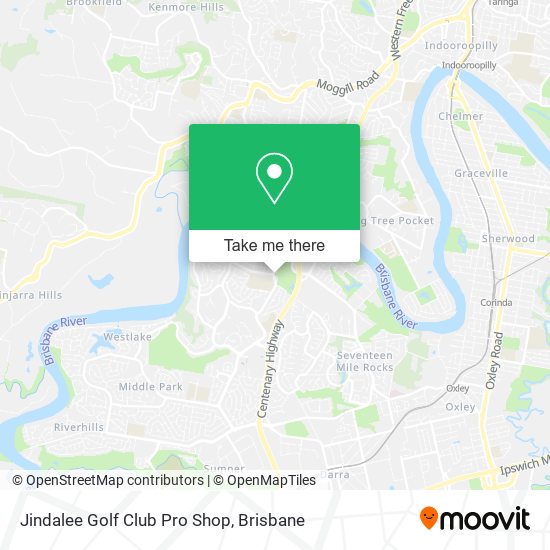 Jindalee Golf Club Pro Shop map