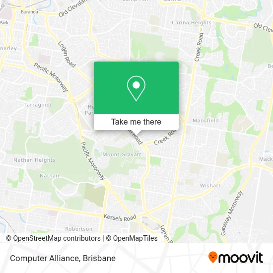 Mapa Computer Alliance