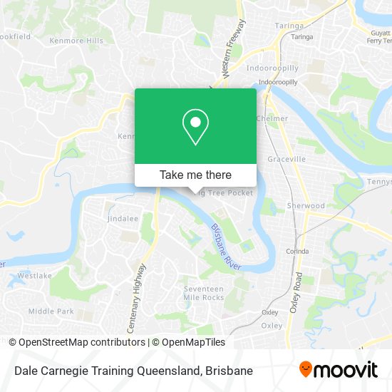 Dale Carnegie Training Queensland map