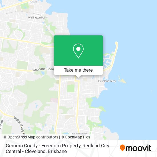 Gemma Coady - Freedom Property, Redland City Central - Cleveland map