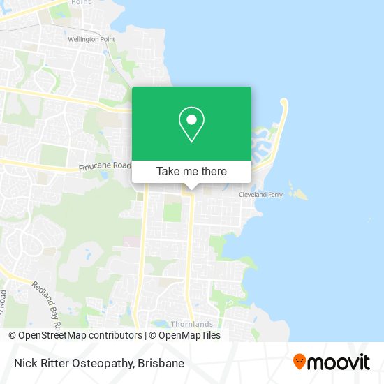 Nick Ritter Osteopathy map