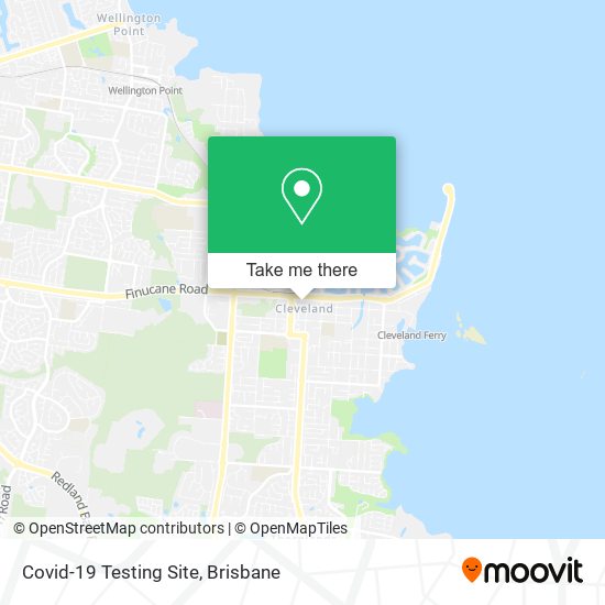 Covid-19 Testing Site map