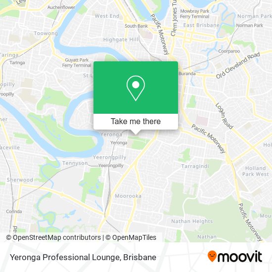 Yeronga Professional Lounge map
