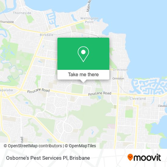 Mapa Osborne's Pest Services Pl