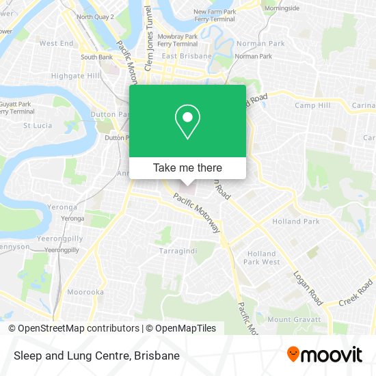 Sleep and Lung Centre map