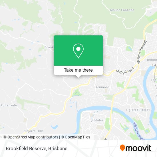 Brookfield Reserve map