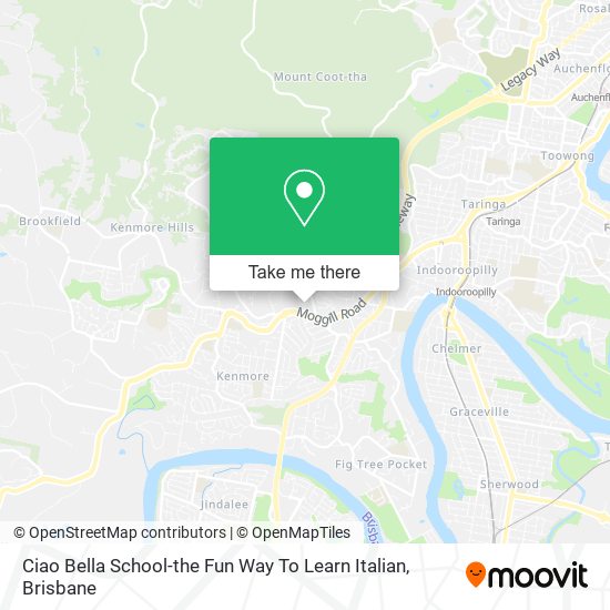 Ciao Bella School-the Fun Way To Learn Italian map