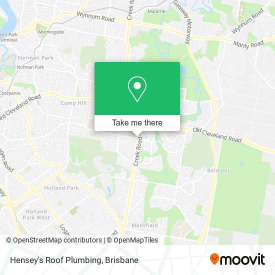 Mapa Hensey's Roof Plumbing