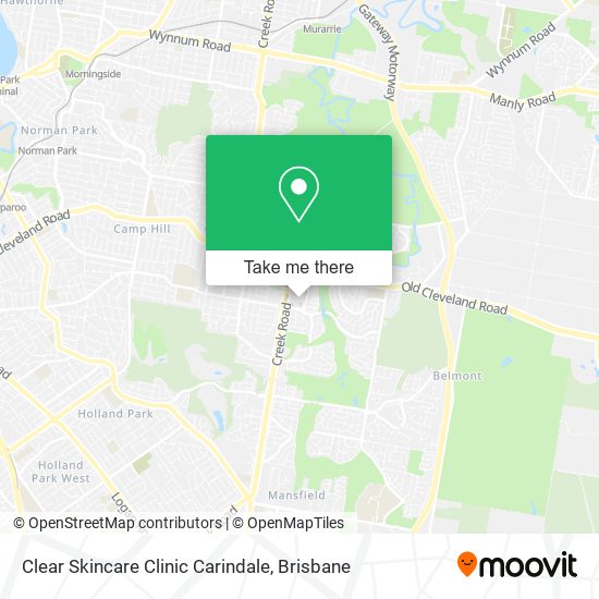 Clear Skincare Clinic Carindale map