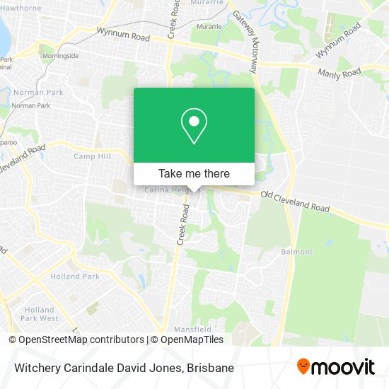 Mapa Witchery Carindale David Jones