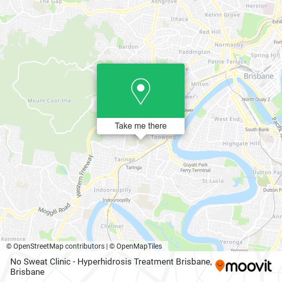 No Sweat Clinic - Hyperhidrosis Treatment Brisbane map
