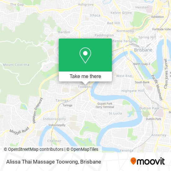 Mapa Alissa Thai Massage Toowong