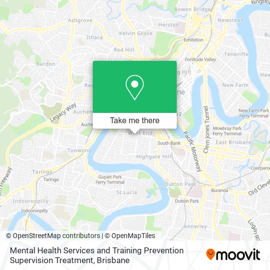 Mapa Mental Health Services and Training Prevention Supervision Treatment