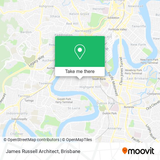 Mapa James Russell Architect