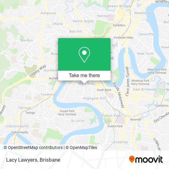 Lacy Lawyers map