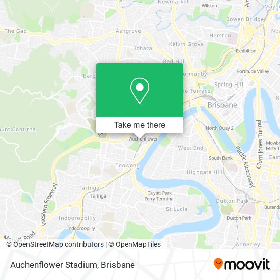 Auchenflower Stadium map