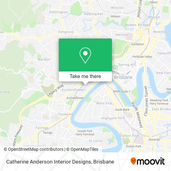 Catherine Anderson Interior Designs map