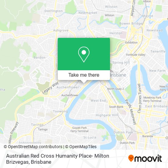Australian Red Cross Humanity Place- Milton Brizvegas map