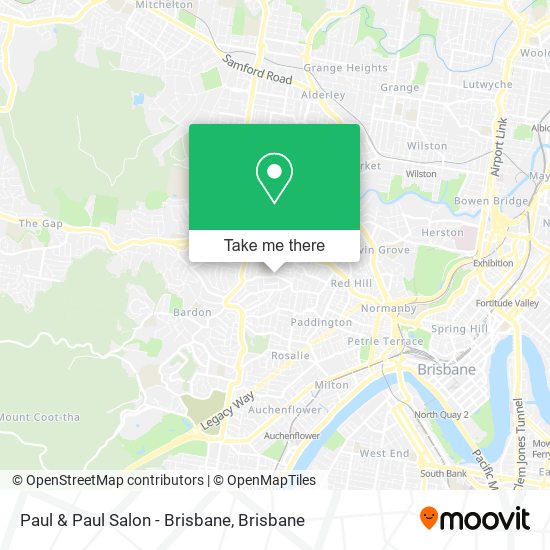 Paul & Paul Salon - Brisbane map