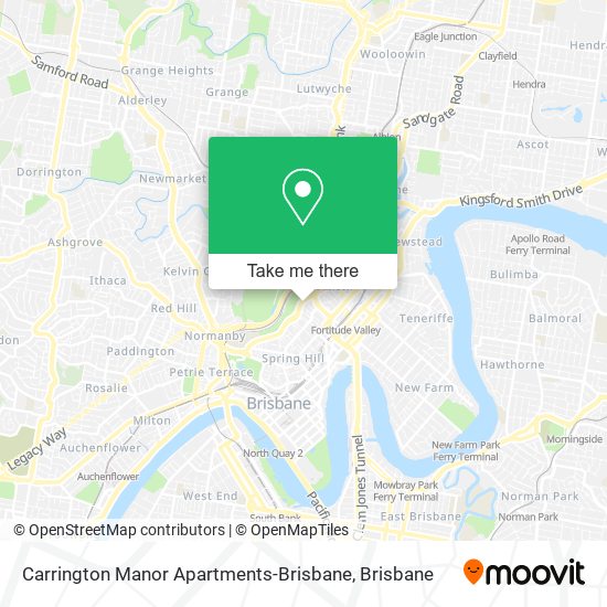 Carrington Manor Apartments-Brisbane map