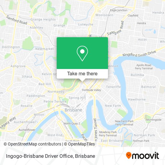 Ingogo-Brisbane Driver Office map