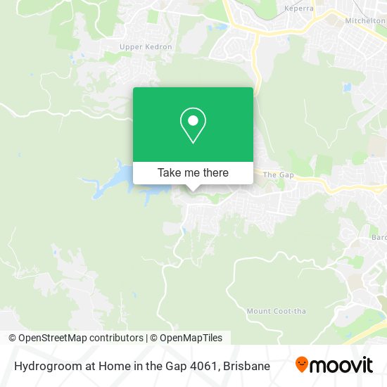 Hydrogroom at Home in the Gap 4061 map