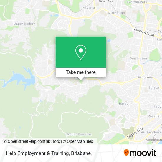 Help Employment & Training map