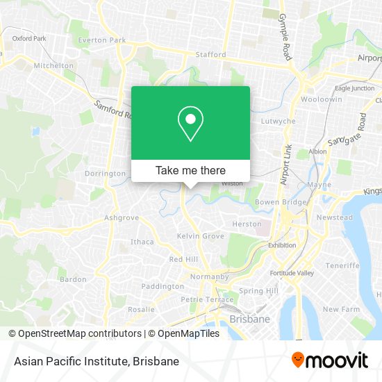 Asian Pacific Institute map