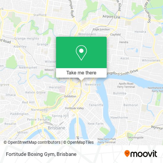 Fortitude Boxing Gym map