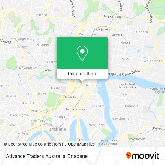Advance Traders Australia map