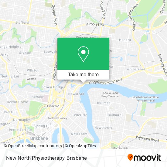 Mapa New North Physiotherapy