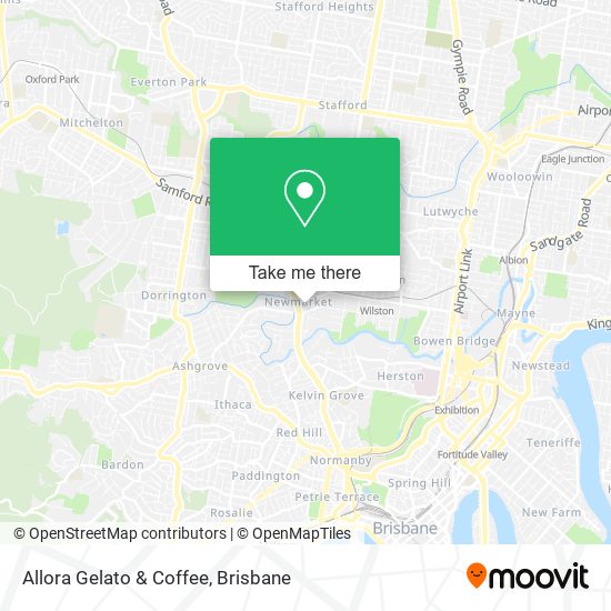 Allora Gelato & Coffee map