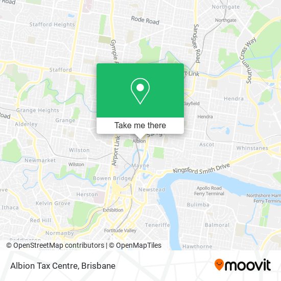 Albion Tax Centre map