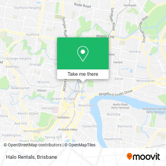 Halo Rentals map